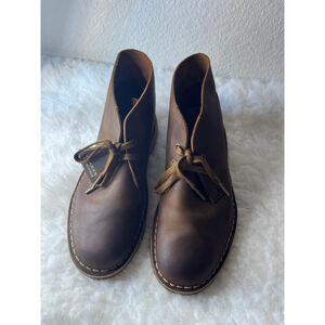 Clark’s Original Desert Boot Evo Beeswax Leather Men Size 9M